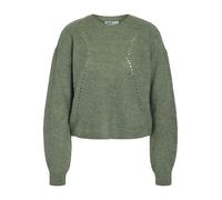 Noisy May NMBAILEY L/S O-NECK KNIT NOOS Knitted Jumper green L