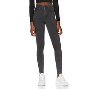High Waist Skinny Jeans Dark Grey