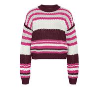 Noisy May NMCHARLIE L/S O-NECK STRIPE KNIT NOOS Knitted Jumper multicolour M