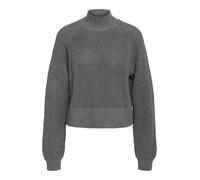 Noisy May NMDARA L/S HIGH NECK KNIT FWD NOOS Knit jumper grey XS