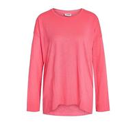 Noisy may Nmmathilde Women's L/S O-Neck High/Low Top Noos, hot Pink, S
