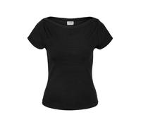 Noisy May NMMAYA S/S BOATNECK TOP NOOS T-shirt black XS