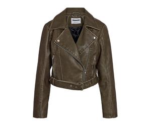 Noisy May NMNELLY PU CROPPED BIKER NOOS Faux Leather Jacket black S