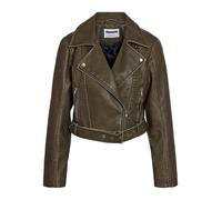 Noisy May NMNELLY PU CROPPED BIKER NOOS Faux Leather Jacket black XL