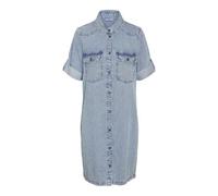 Noisy May Womens Ss Denim Dress Shirt