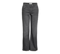 Noisy may Women's Nmnila Lw Wide Jeans Az421Dg Noos, Dark Grey Denim, 27W x 32L
