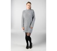 Noisy May - Nyla L/S High Neck Medium Grey Melange - Dress - grey - M - 75% Polyacrylic, 10% Viscose, 15% Wool M