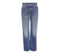 Noisy May Regular Fit Jeans High Waist Denim Wide Leg Pants Zipper NMYOLANDA