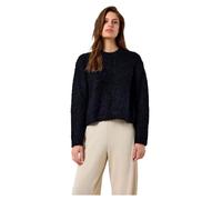 NOISY MAY Women's Nmsassy L/S O-Neck Knit FWD Noos Pullover Sweater, Black (Black-2), S