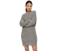 Noisy May Siesta O-Neck Knit Dress Mini Dress mottled grey L