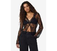 Noisy May - Tika Lace Black - Cardigan - black - L - 100% Nylon,Lace L