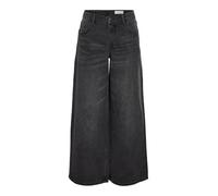 Noisy May Kettie Wide Leg Fit Vi559bl Jeans Black 27 / 30 Woman