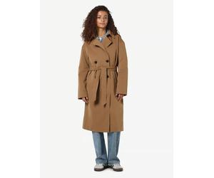 Noisy May Women’s Long Trench Coat Belted Classic Lapel Overcoat Jacket Ladies