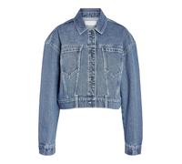 Noisy may Women's Nmronja L/S Crop DNM Jacket Vi433mb Noos, Medium Blue (Medium Blue Denim), S
