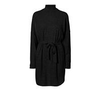 Noisy may Women's Dress with Long Sleeves Knitted, Black, XS