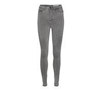 Noisy may Women's Nmcallie Hw Skinny Jeans Vi216lg Noos Pants, Light Grey Denim, 29W x 34L