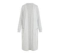 Noisy may Women's Nmcity L/S Long Cardigan Noos, Light Grey Mix, L