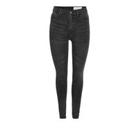 Noisy may Women's Nmcallie Hw Skinny Jeans Vi481bl Noos, Black, 29W x 30L