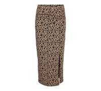 Noisy May Women's Nmcamilla Hw Knot Skirt JRS Noos, Silver Mink, XS