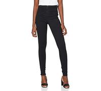 Noisy May Ella Super High Waist Gu305 Jeans Black M / 30 Woman