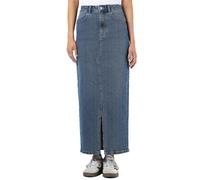 NOISY MAY Women's Nmkath Nw Slit Long Skirt Vi477mb Noos, Medium Blue (Medium Blue Denim), XS