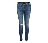 Noisy May Women's NMLUCY NW DEST SKNNY Jeans AZ155MB NOOS, Medium Blue Denim, 30/34
