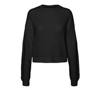 Noisy may Women's Nmmaysa L/S O-Neck Knit Noos Pullover, Black, XS