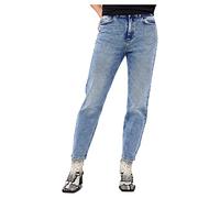 Noisy may Women's Nmmoni Hw ANK Jeans Az236lb Noos, Light Blue (Light Blue Denim), 29W x 30L