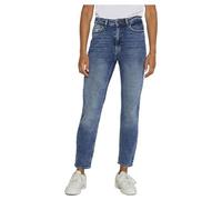 Noisy may Women's NMMONI HW STRAGHT ANK Jeans AZ221DB NOOS Solid, Dark Blue Denim, 25W x 30L