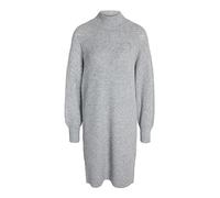 NOISY MAY Women's NMNELLA L/S Highneck Knit Dress FWD NOOS, Medium Grey Melange/Detail:CC NO 1111, M