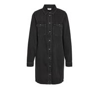 Noisy may Women's Nmnew Signe L/S Dress Vi001Bl Noos, Black Denim, S