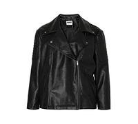 NOISY MAY Women's Nmrubina/Rebel L/S Pu Jacket Curve Noos Jacket