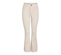 Noisy may Women's Nmsallie Hw Flare Jeans Oatmeal Noos, 31W x 32L