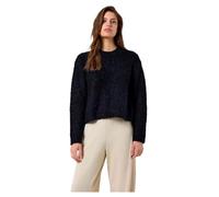 Noisy may Women's Nmsassy L/S O-Neck Knit FWD Noos Pullover Sweater, Black (Black-2), XS