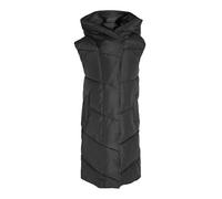 Noisy may Women's Nmtally L/S Long Vest Noos Quilted Vest, black, S