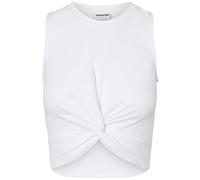 Noisy may Women's Nmtwiggi S/L Top 3 Noos T-Shirt, Bright White, Large