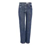Noisy may Women's Nmyolanda Nw Wide Jeans Az365db FWD Noos Trouser, Dark Denim Blue, 29W x 32L
