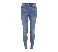 Noisy May Women's Skinny Jeans, Light Blue (Light Blue Denim), W25
