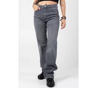 Noisy May - Yolanda Dark Grey Denim Grey - Jeans - grey - W30 / L32 - 99% Cotton, 1% Elastane W30 / L32