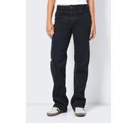 Noisy May - Yolanda Wide Black Denim - Jeans - black - W28 / L30 - 99% Cotton, 1% Elastane W28 / L30