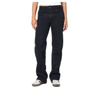 Noisy May Yolanda Wide Leg Fit Jeans Black 26 / 30 Woman