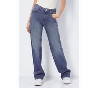 Yolanda Wide Medium Blue Denim - Jeans - blue - W28 / L30 - 99% Cotton, 1% Elastane W28 / L30