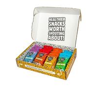 Noisy Snacks Healthy Snack Gift Box - Chickpea & Broad Beans Gift Hamper - Vegan Snacks - Variety Pack - Low Calorie, High Protein, Gluten-Free, Full of Fibre - Vegan Gifts (25g x 12)