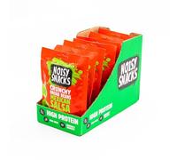 Noisy Snacks Mexican Salsa Roasted Broad Beans, 7 x 100g Resealable Bags, High Protein & Fibre, Low Calorie, Healthy, Pulse Based Savoury Snack With Bold Zesty Flavour. Enjoy On The Go Or At Home