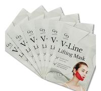 Noix de Coco Large size 6 pieces V - Line Lifting Face Mask, Hydrating & Contouring Face Mask for Lifting, Portable Stylish Single - Use Face Masks