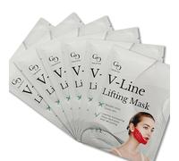 Noix de Coco Small size 6 pieces V - Line Lifting Face Mask, Hydrating & Contouring Face Mask for Lifting, Portable Stylish Single - Use Face Masks