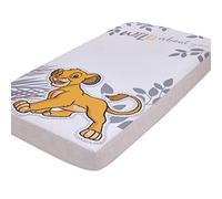 NoJo Disney Lion King Simba Tan, Sage, Gold and White Wild About You Nursery Photo Op Fitted Crib Sheet