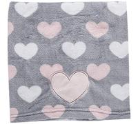 NoJo Little Love All Over Print Coral blanket, Hugs and Kisses