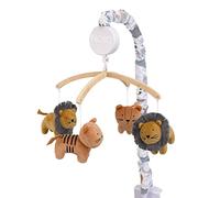NoJo Zoo Animals Velboa Lions and Tigers Musical Mobile
