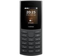Nokia 105 (2024) USB-C Unlocked Featurephone Long Battery, Large Display, Tactile Keyboard, Wireless FM Radio, Black